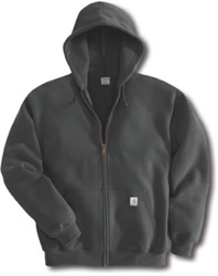 Mens Mid Weight Hooded Zip-Front Sweatshirt (K122)