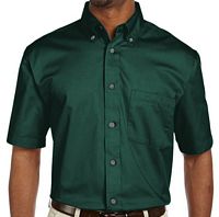 Men's Easy Blend™ Short-Sleeve Twill Shirt (M500S)