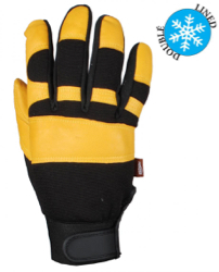 Goatskin Leather Winter Mechanics Glove (781123)