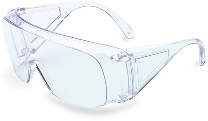 Safety Glasses OTG Clear Frame Clear Lens (S300CS)