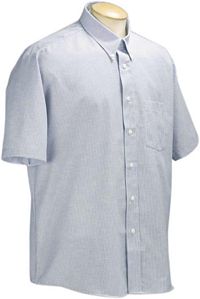 Men’s Striped Oxford Short Sleeve Shirt (C113SS)